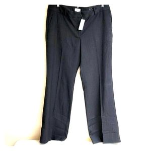 Ann Taylor Loft straight leg trouser, charcoal